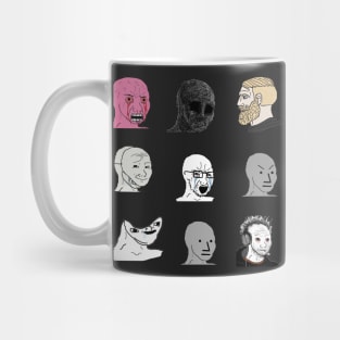 Faces of 4chan Starter Pack - NPC edition Mug